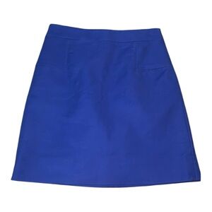 J Crew Royal Blue Lined Skirt